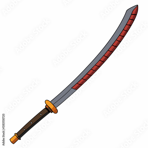 knife on a white background