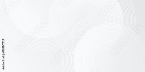 Backgroud white glowing geometric lines on gray background. Modern shiny blue abstract modern design