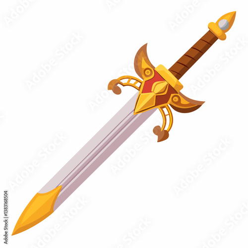 sword on white