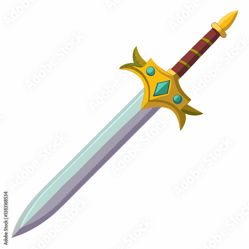 sword on white