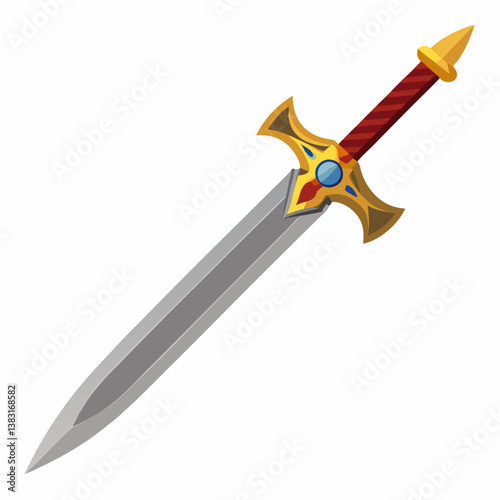sword on white