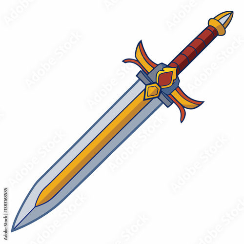 sword on white