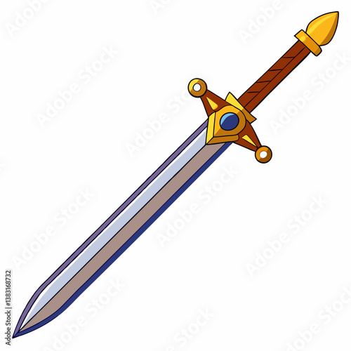sword on white