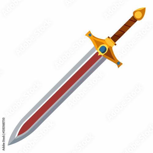 sword on white