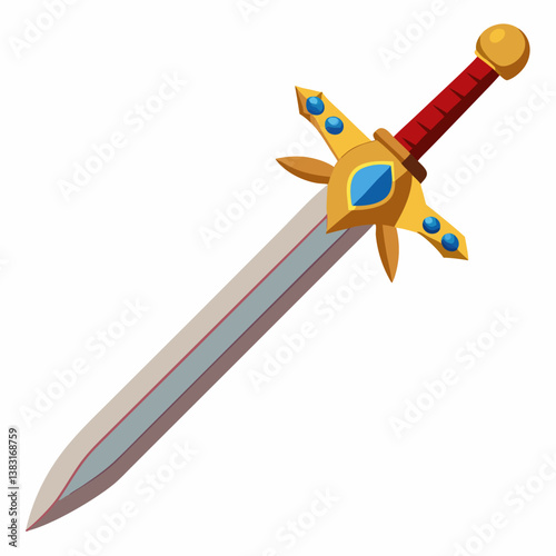 sword on white
