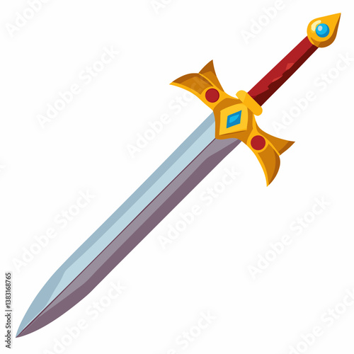 sword on white