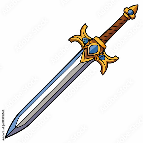 sword on white