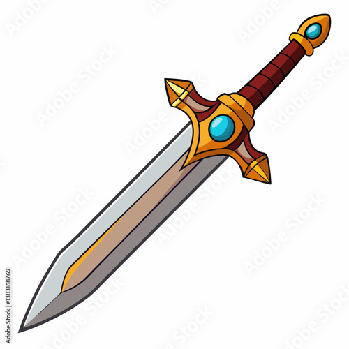 sword on white