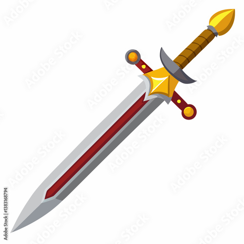 sword on white