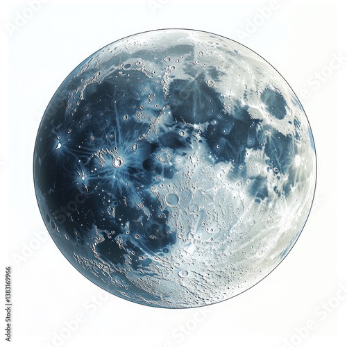 Detailed image of the moon