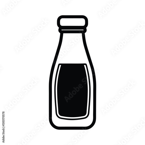 bottle of water isolated
