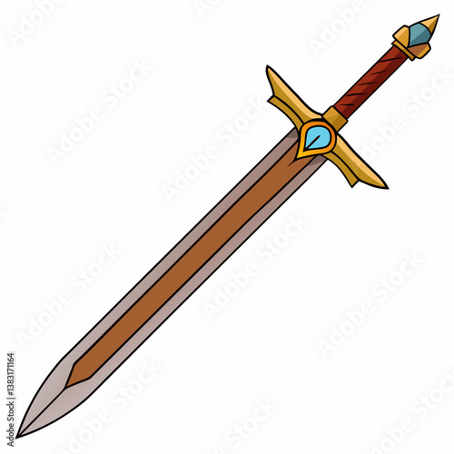 sword on white