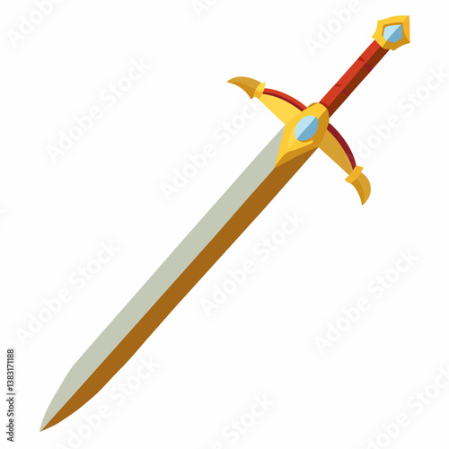 sword on white