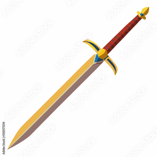 sword on white