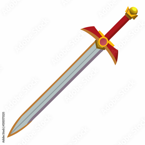 sword on white