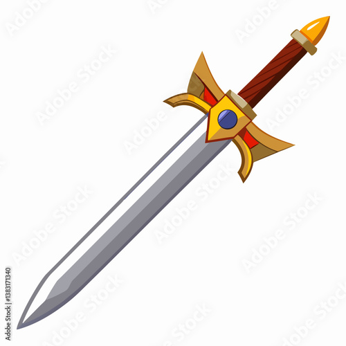 sword on white