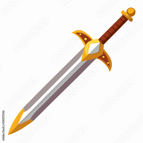 sword on white