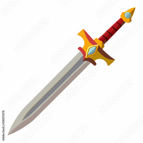sword on white