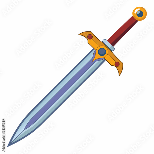 sword on white