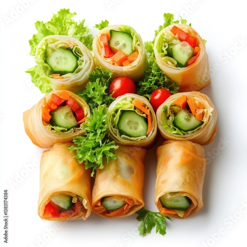 Fresh Vegetable Spring Rolls (1)