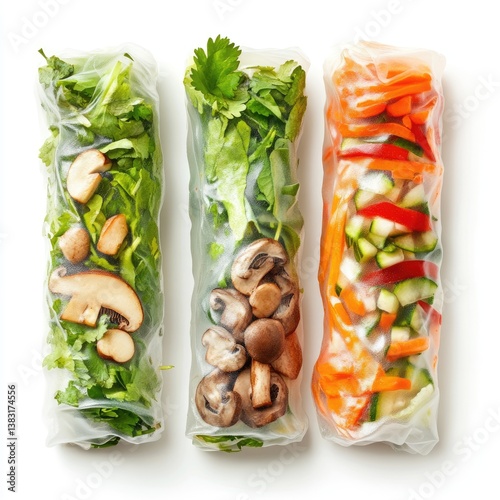 Fresh Vegetable Wraps