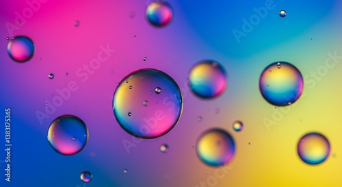 Wallpaper Mural Chromatic Spheres AI Generated Torontodigital.ca