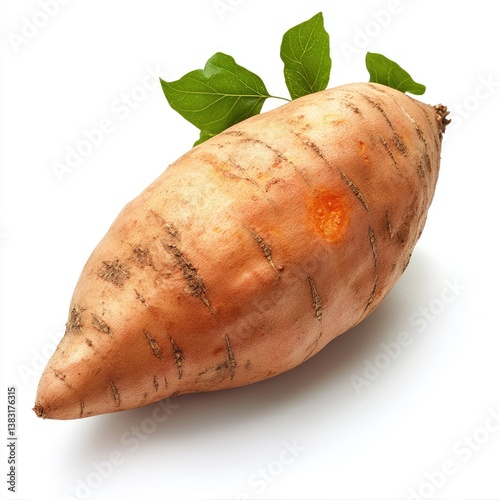 Single Sweet Potato, Fresh and Healthy