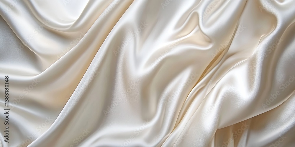 Obraz premium Creamy Silk Drape