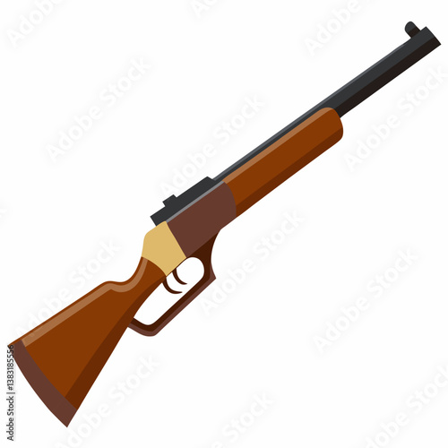 A firearm displayed against a plain white background, highlighting its design and features.