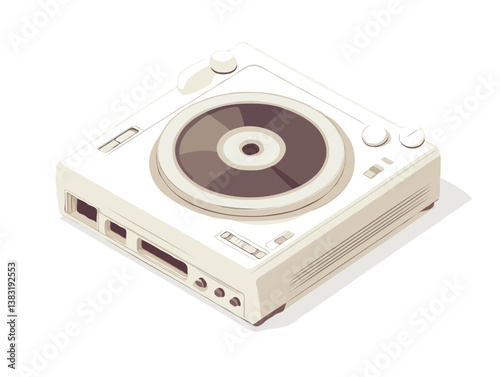 DVD player vector