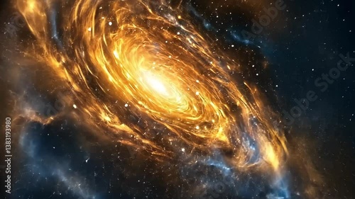 Dynamic Nebula with Expanding Clouds and Stellar Radiance