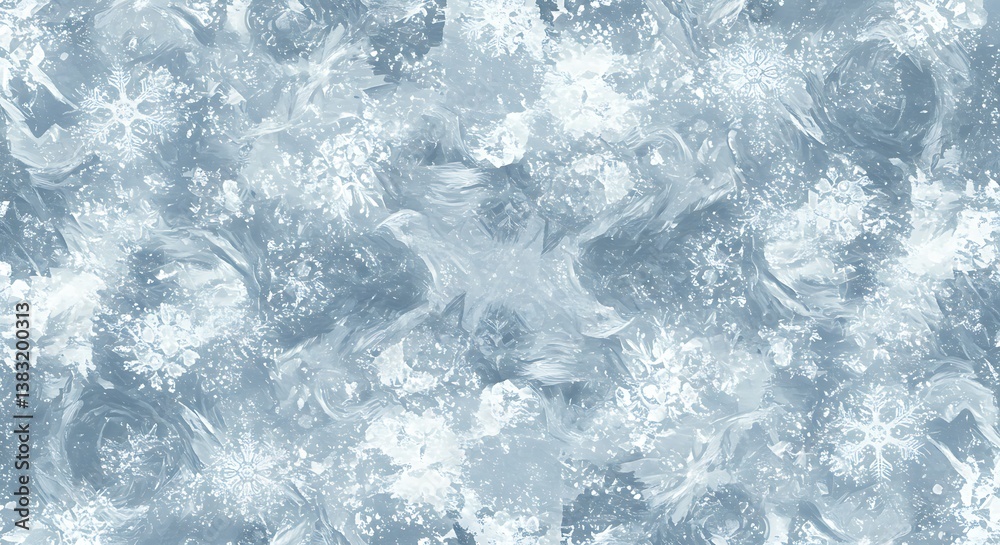 Obraz premium Frostbite Mandala AI Generated