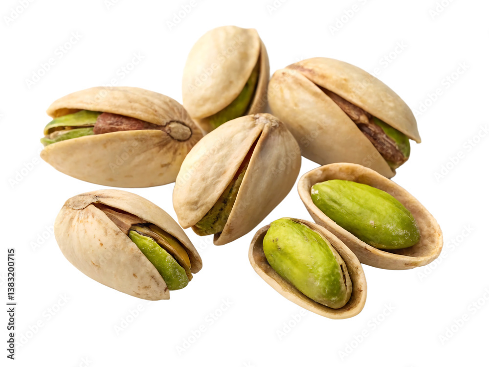Pistachios isolated on transparent background Pistachios isolated on transparent background
