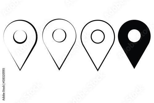 Symbol of precision and reliable geolocation tracking.