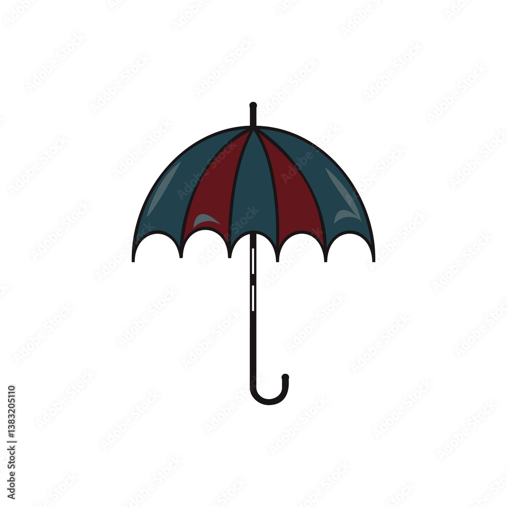 umbrella icon vector black safety protection umbrella icon vector black safety protection
