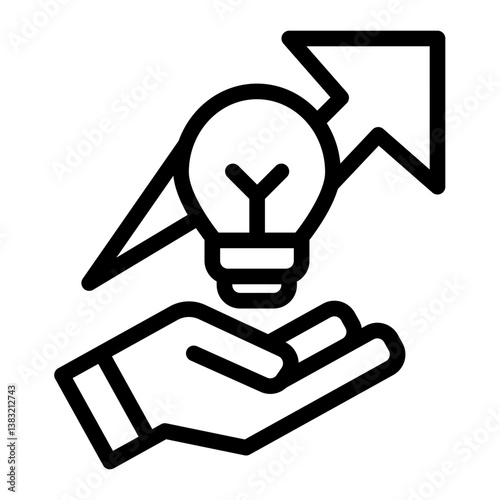 Solution Icon Outline Style for Digital Marketing Pack Icon Themes