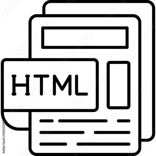 HTML File Icon
