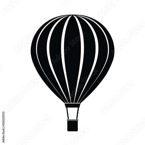 hot air balloon vector illustration
