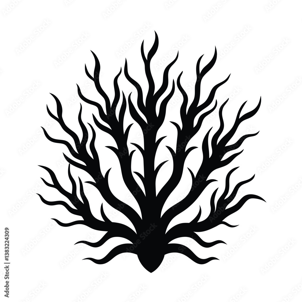 vector tree silhouette vector tree silhouette