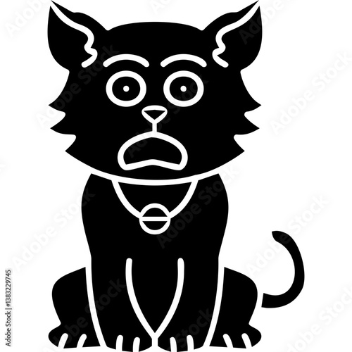 Fearful Cat Icon
