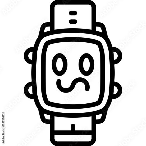 Watch Confused Dial Icon