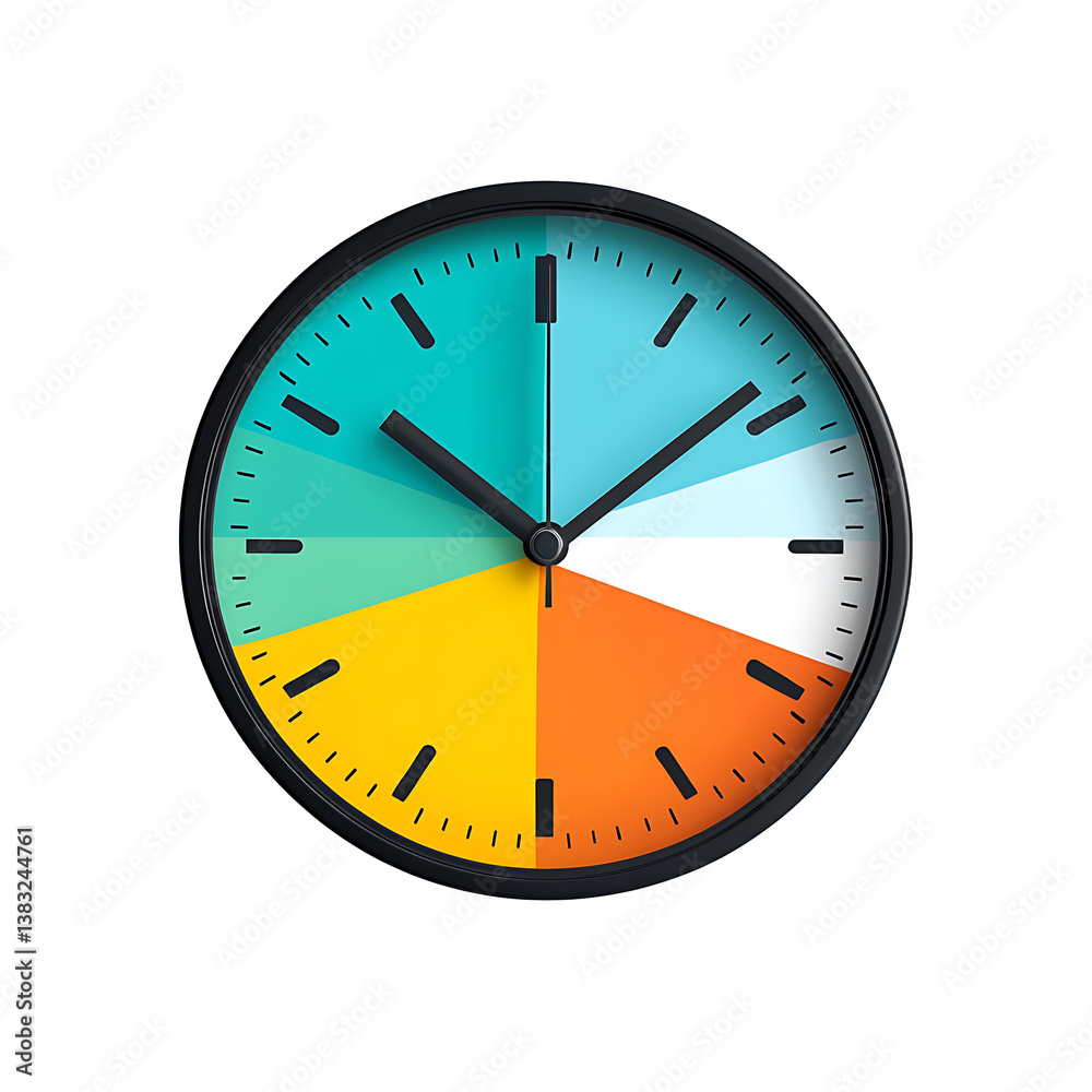 Minimalist Alarm Clock with Ringing Bells Minimalist Alarm Clock with Ringing Bells