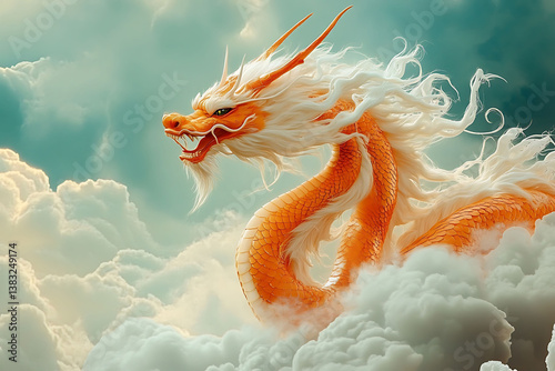 Two white dragons are facing each other in a rocky, wooded area
