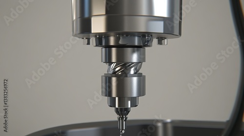 Wallpaper Mural Magnetic base drill machine with handle, motor housing, and bit attachment shown in detail Torontodigital.ca