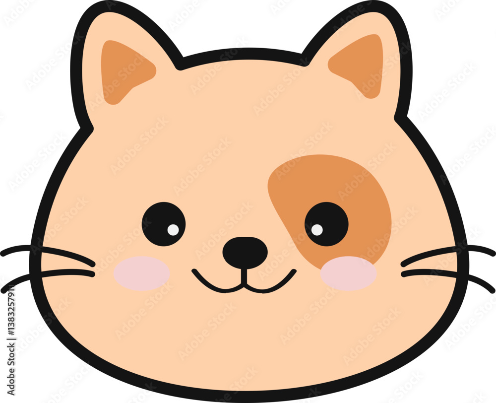 고양이 캐릭터 얼굴 고양이 캐릭터 얼굴