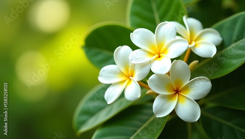 Fragrant White Jasmine Flowers in Bloom