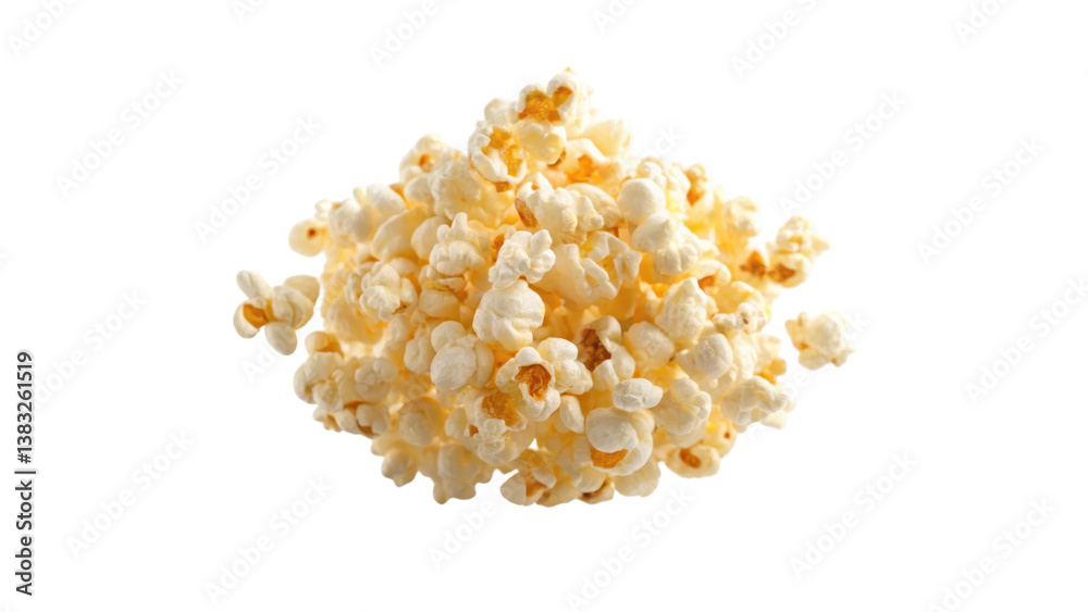 A pile of fluffy, buttery popcorn kernels stacked together, showcasing their light, airy texture and golden hue. A pile of fluffy, buttery popcorn kernels stacked together, showcasing their light, airy texture and golden hue.