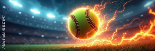 Electrifying Softball Action on the Field