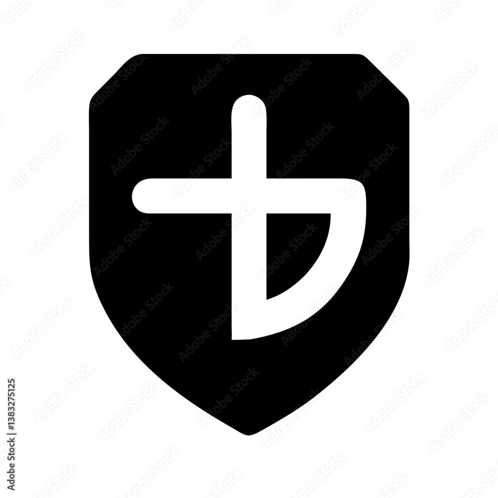 Obraz premium Shield, Protection, Security Vector Icon, Isolated Lineal Vector Icon. Shield, Protection, Check Sign, Security Vector Icon, User Interface, User Experience, Isolated Lineal Vector Icon.