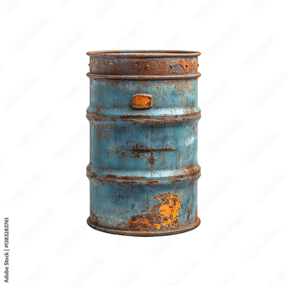 Metal Barrel png isolated on transparent background Metal Barrel png isolated on transparent background